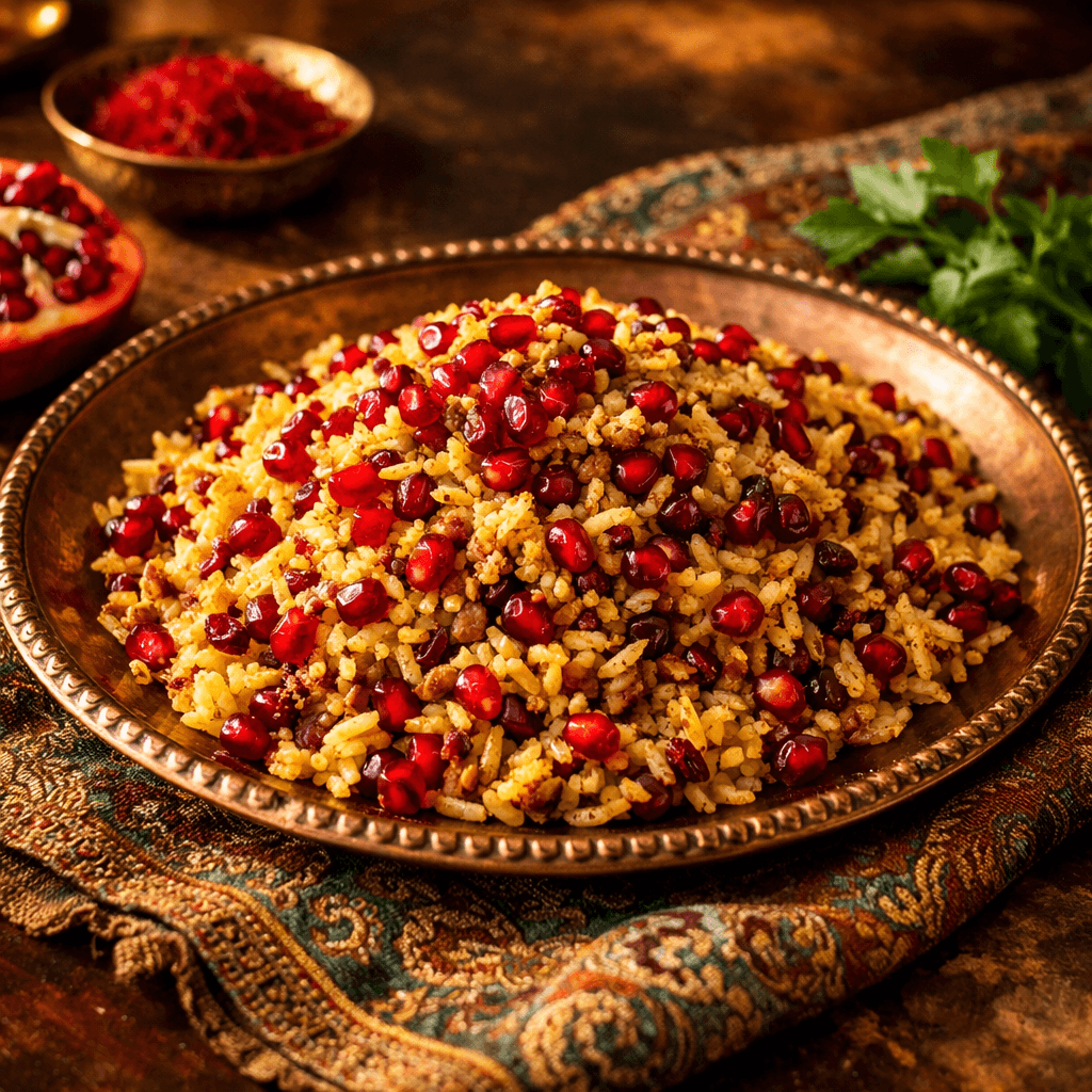 Anar Polo (Persian Pomegranate Rice)