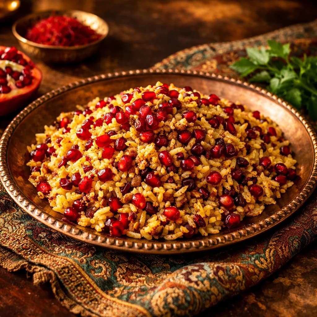 Anar Polo (Persian Pomegranate Rice)